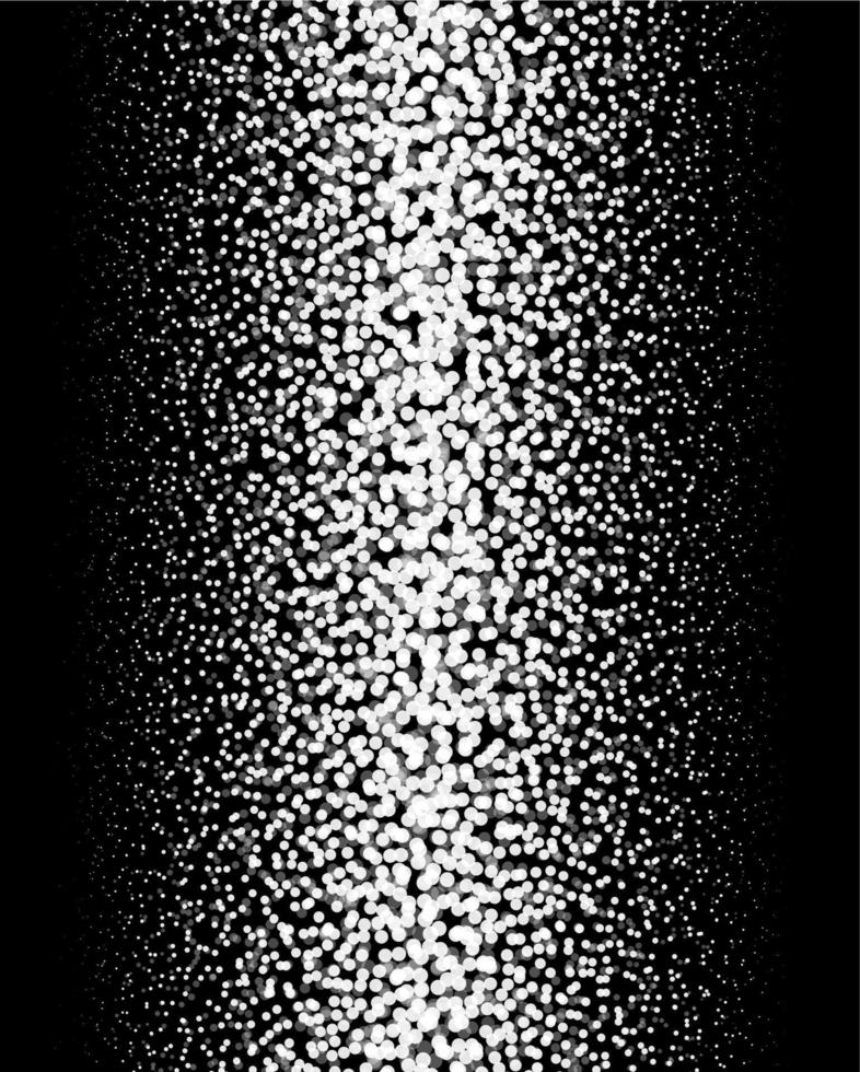 helling stippel achtergrond Aan zwart. verticaal dotwork patroon achtergrond. vector illustratie.