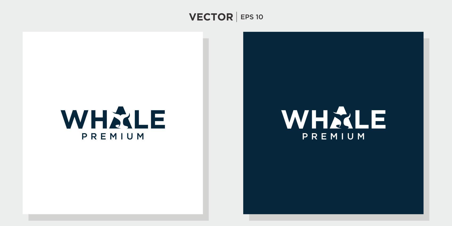 walvis logo icoon ontwerp. vector grafisch ontwerp sjabloon element