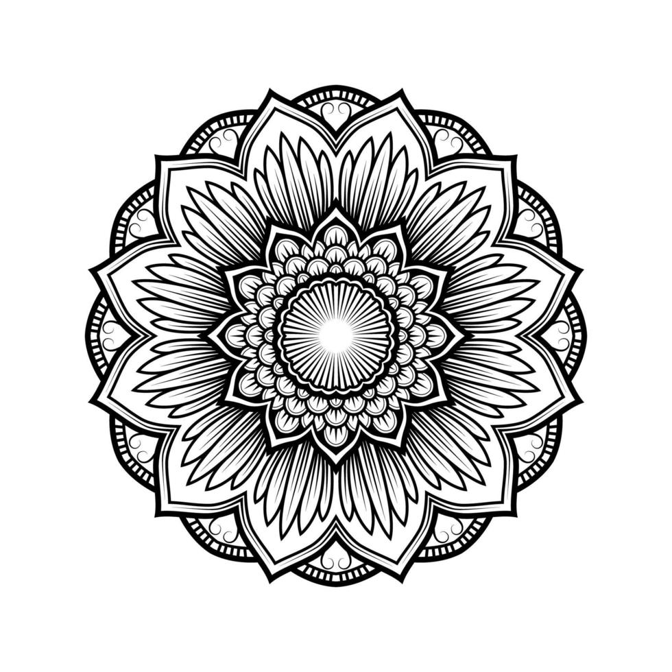 mandala kunst ontwerp vector. vector