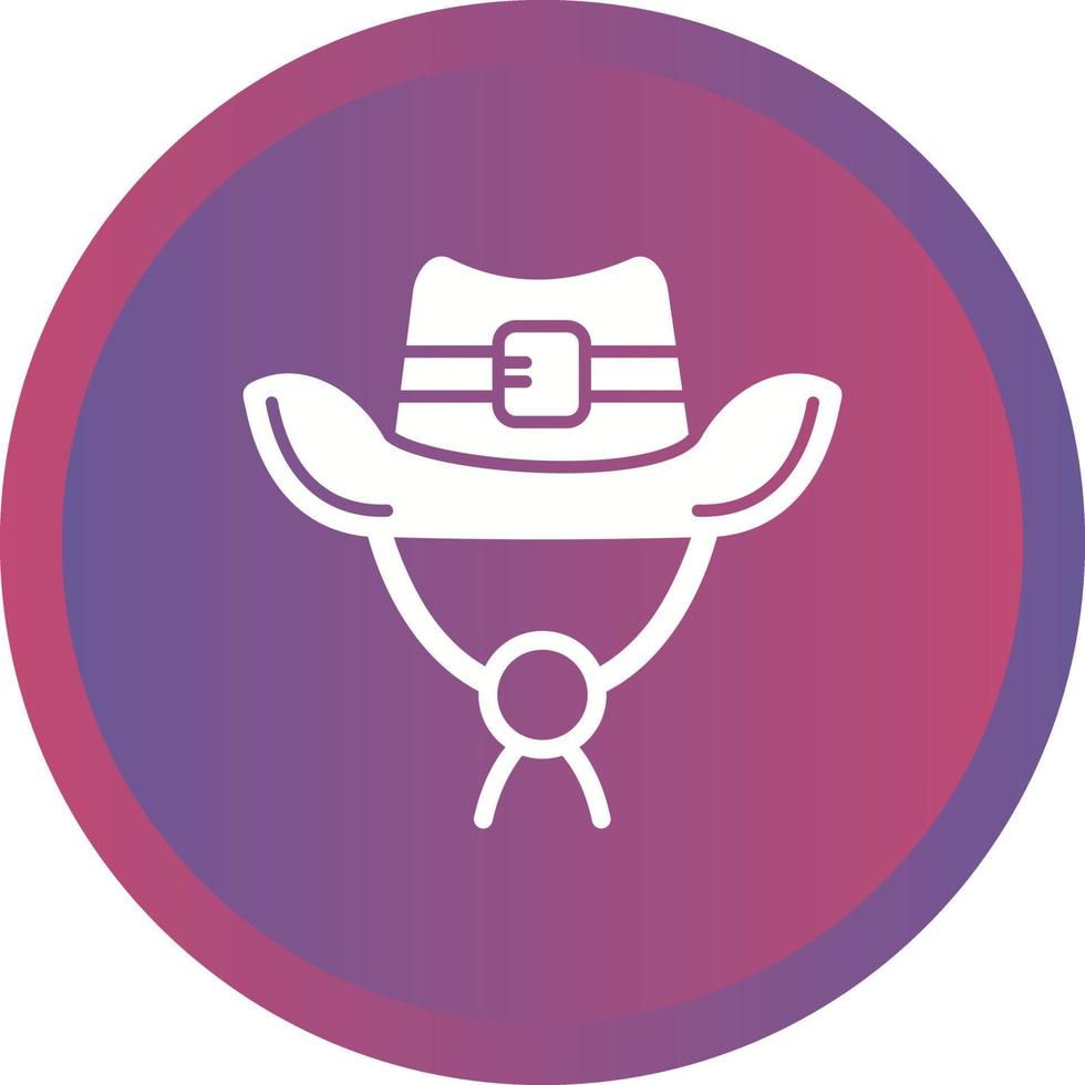 cowboy hoed vector icoon