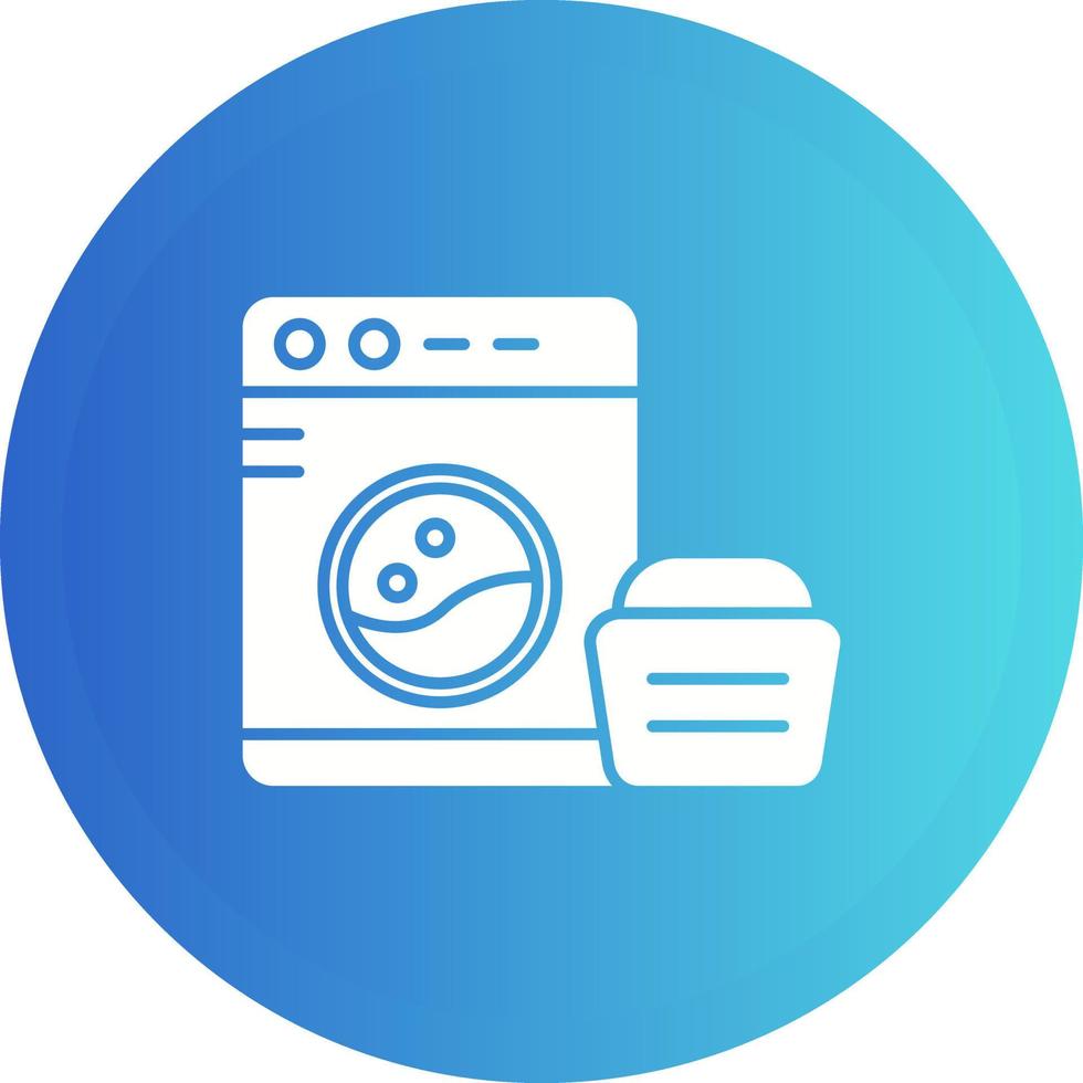 wasmachine vector pictogram