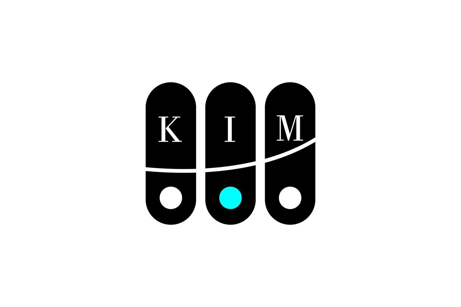 kilo brief en alfabet logo ontwerp vector