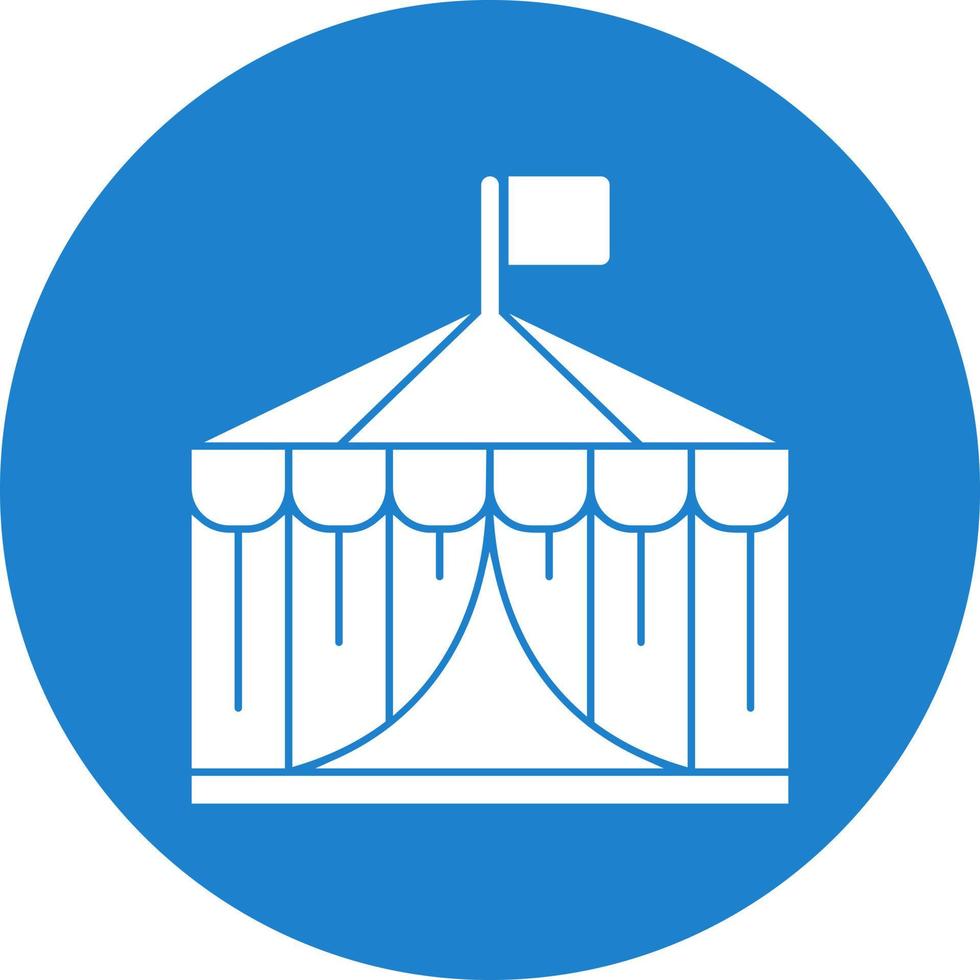 circus tent vector icoon ontwerp