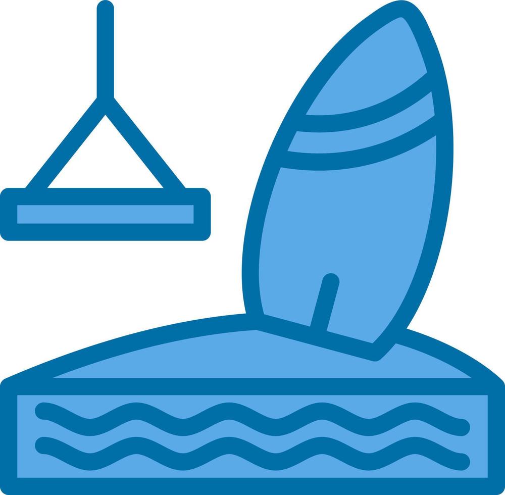 wakeboarden vector icoon ontwerp