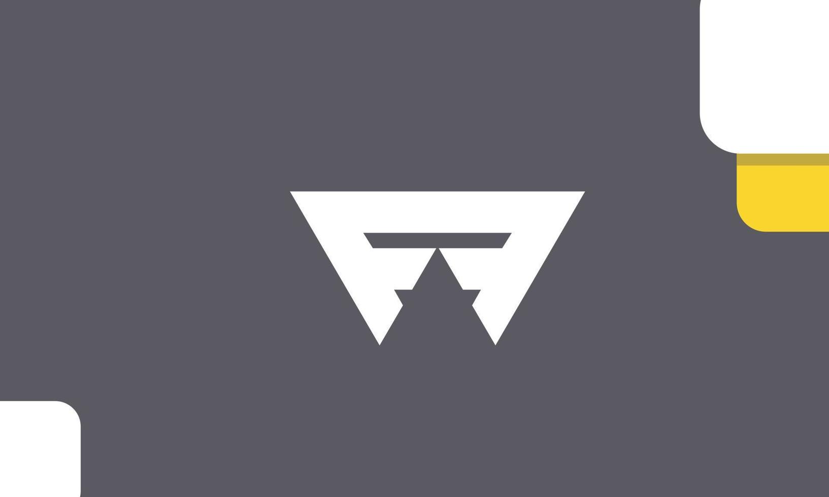 alfabet brieven initialen monogram logo ff, f en f vector