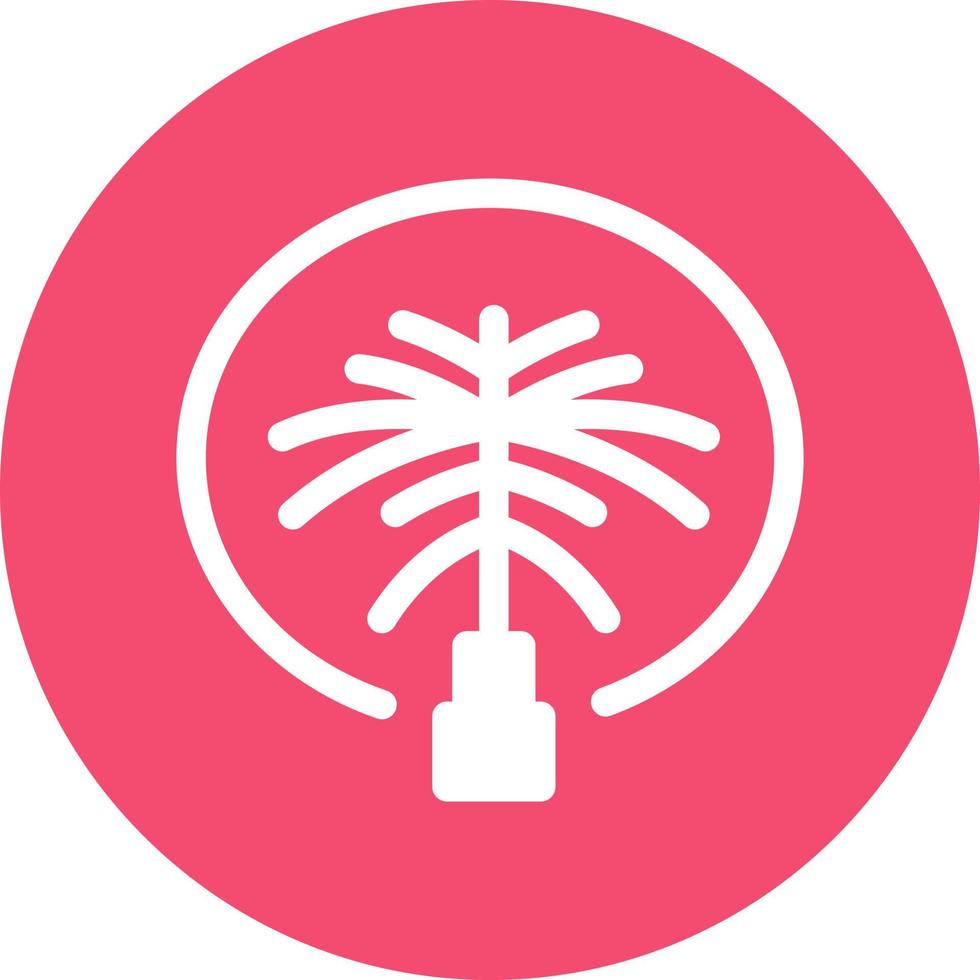 palm jumeirah vector icoon ontwerp