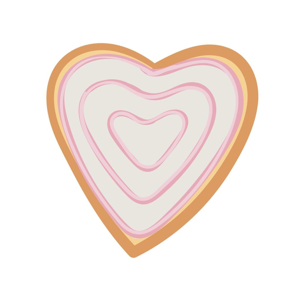 koekjes voor Valentijn s dag, decoratief voorwerpen voor moeder s dag, Valentijn s dag, Dames s dag en valentijnskaarten. tekenfilm stijl, vector illustratie.