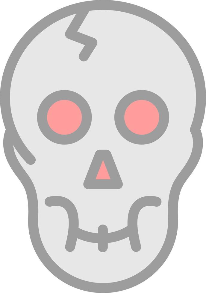schedel vector icoon ontwerp