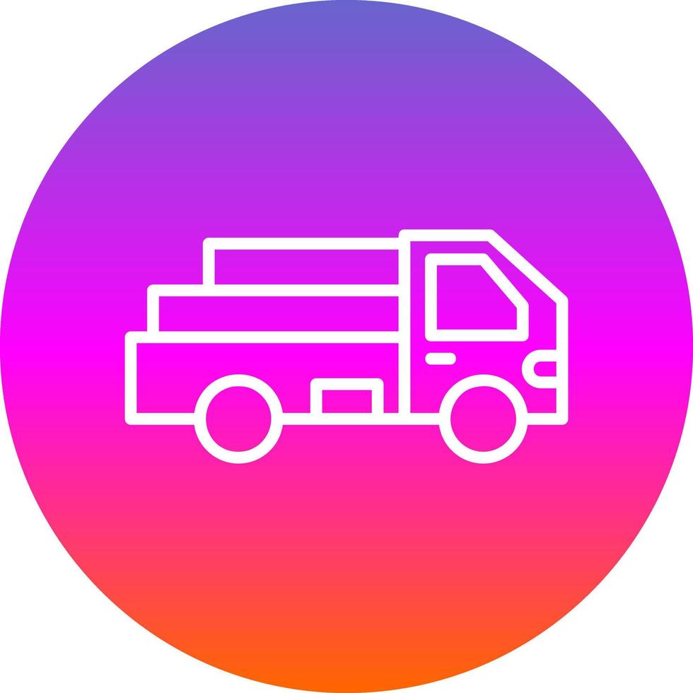 oppakken vrachtauto vector icoon ontwerp