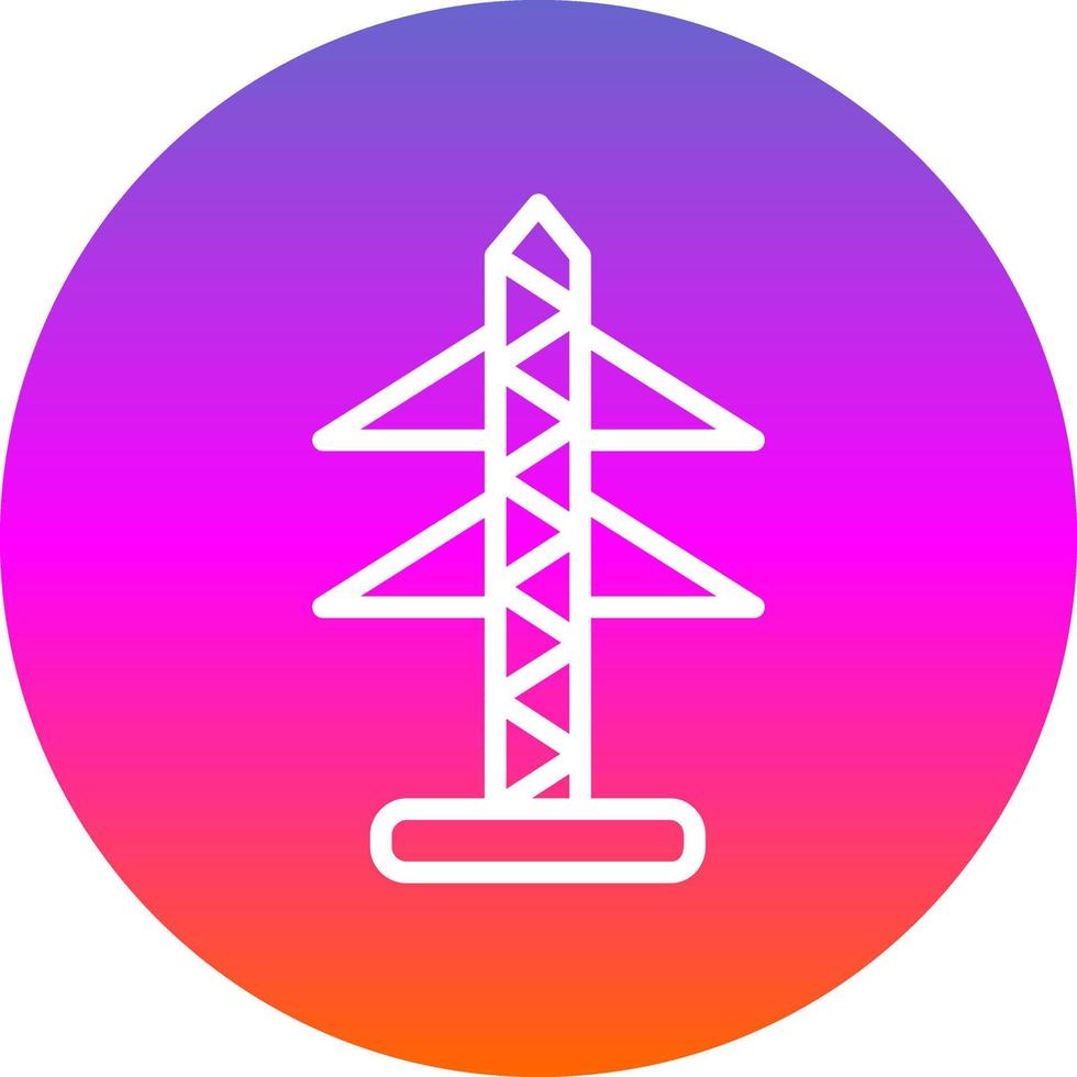 elektrisch toren vector icoon ontwerp