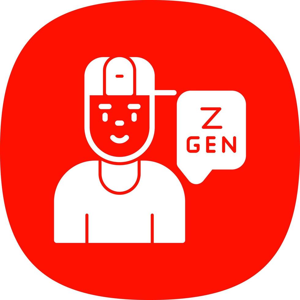 generatie z vector icoon ontwerp