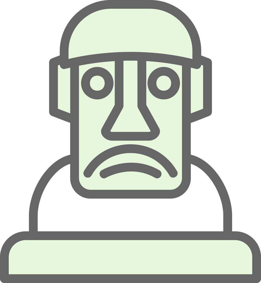 moai vector icoon ontwerp