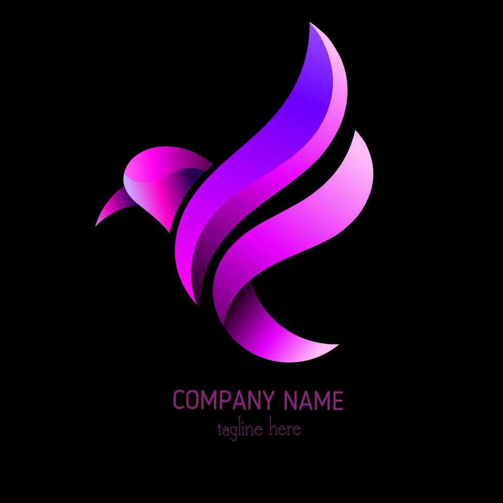 vogel logo ontwerp. vector ontwerp en bedrijf logo, geschikt voor uw bedrijf