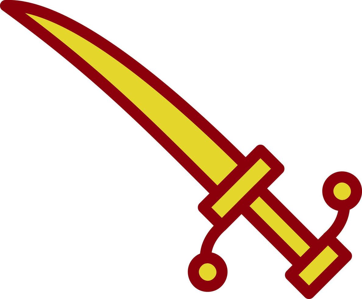 zwaard vector icoon ontwerp