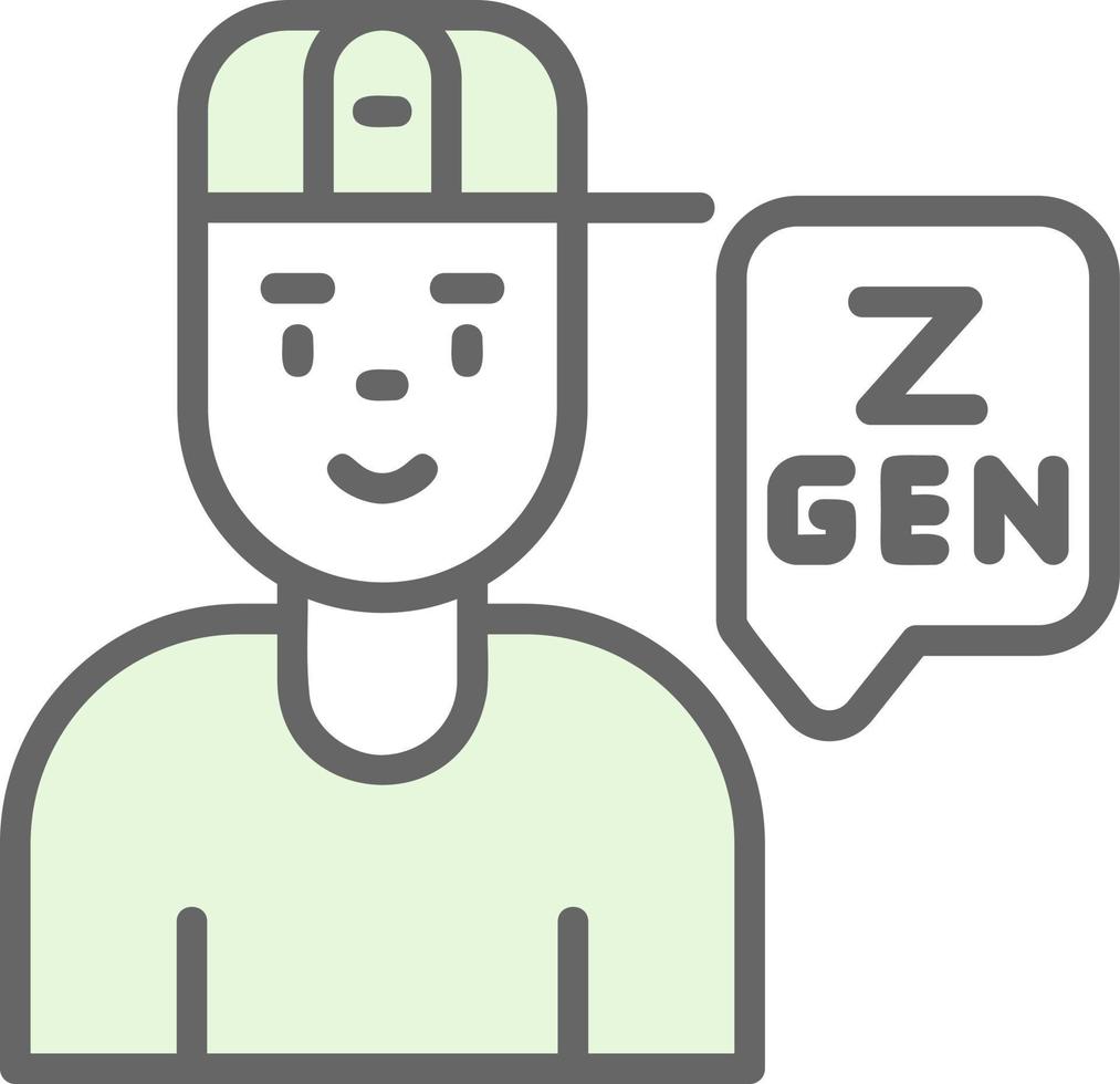 generatie z vector icoon ontwerp