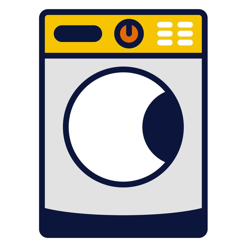 het wassen machine icoon, geschikt voor een breed reeks van digitaal creatief projecten. gelukkig creëren. vector