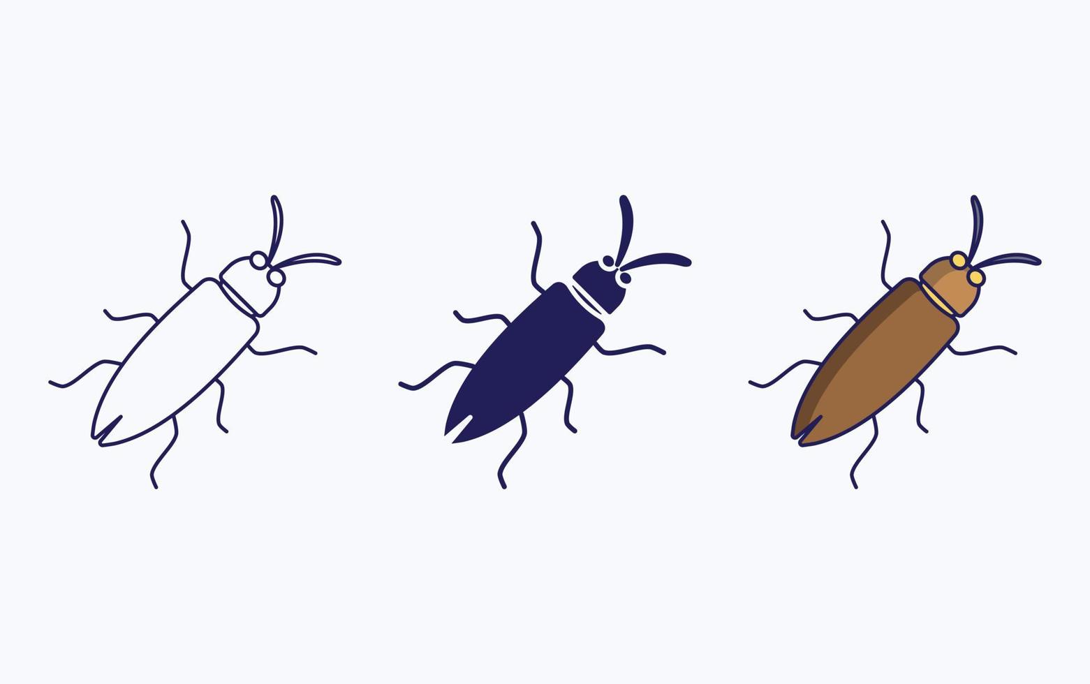 kever en insect vector illustratie icoon