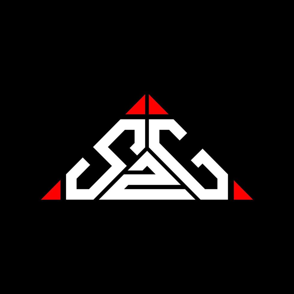 szg brief logo creatief ontwerp met vector grafisch, szg gemakkelijk en modern logo.