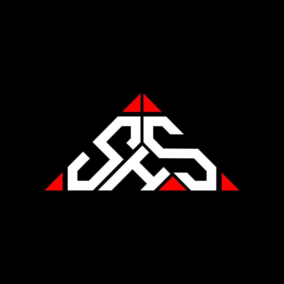 shs brief logo creatief ontwerp met vector grafisch, shs gemakkelijk en modern logo.
