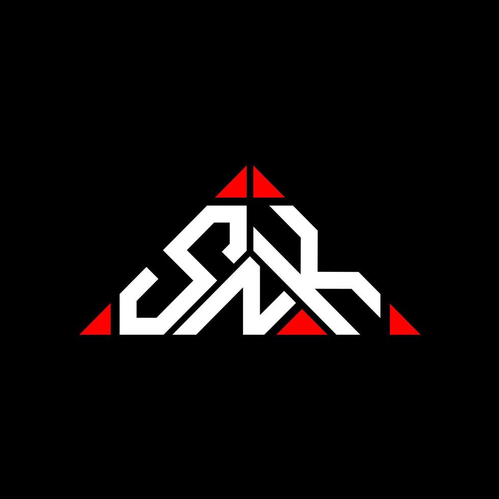 snk brief logo creatief ontwerp met vector grafisch, snk gemakkelijk en modern logo.