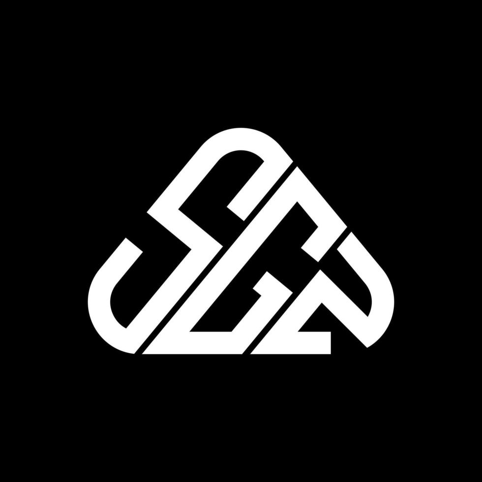 sgz brief logo creatief ontwerp met vector grafisch, sgz gemakkelijk en modern logo.