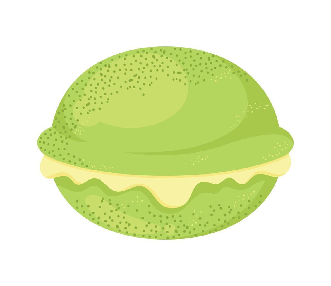 groen donut gebakje Product vector