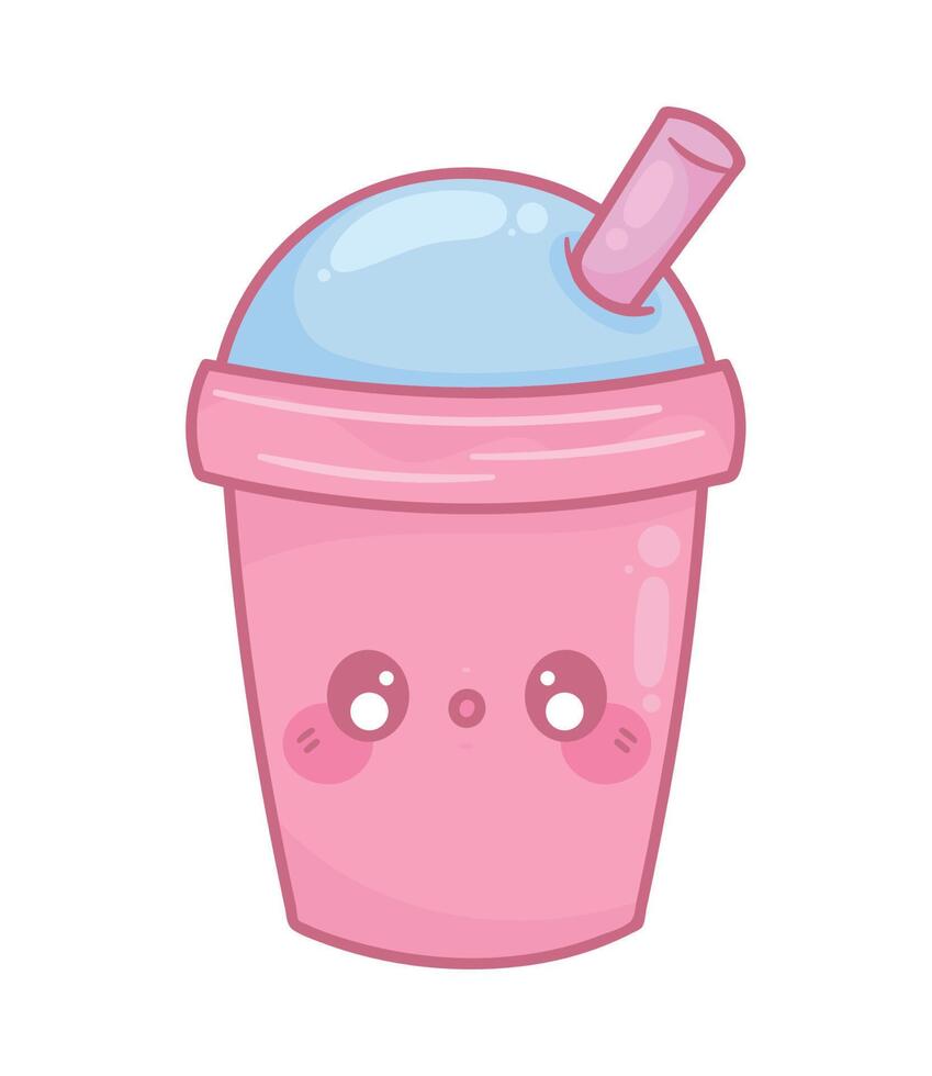 zoet drinken kawaii vector