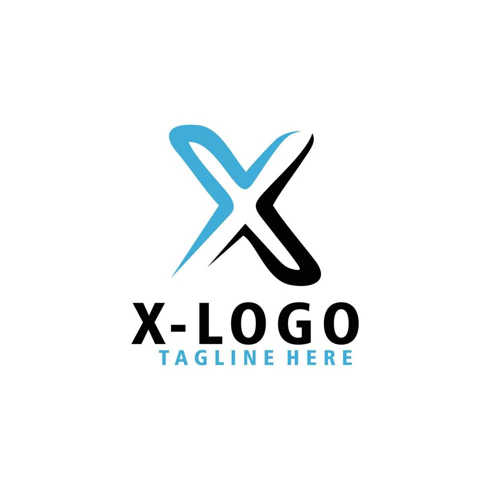 X logo icoon vector geïsoleerd
