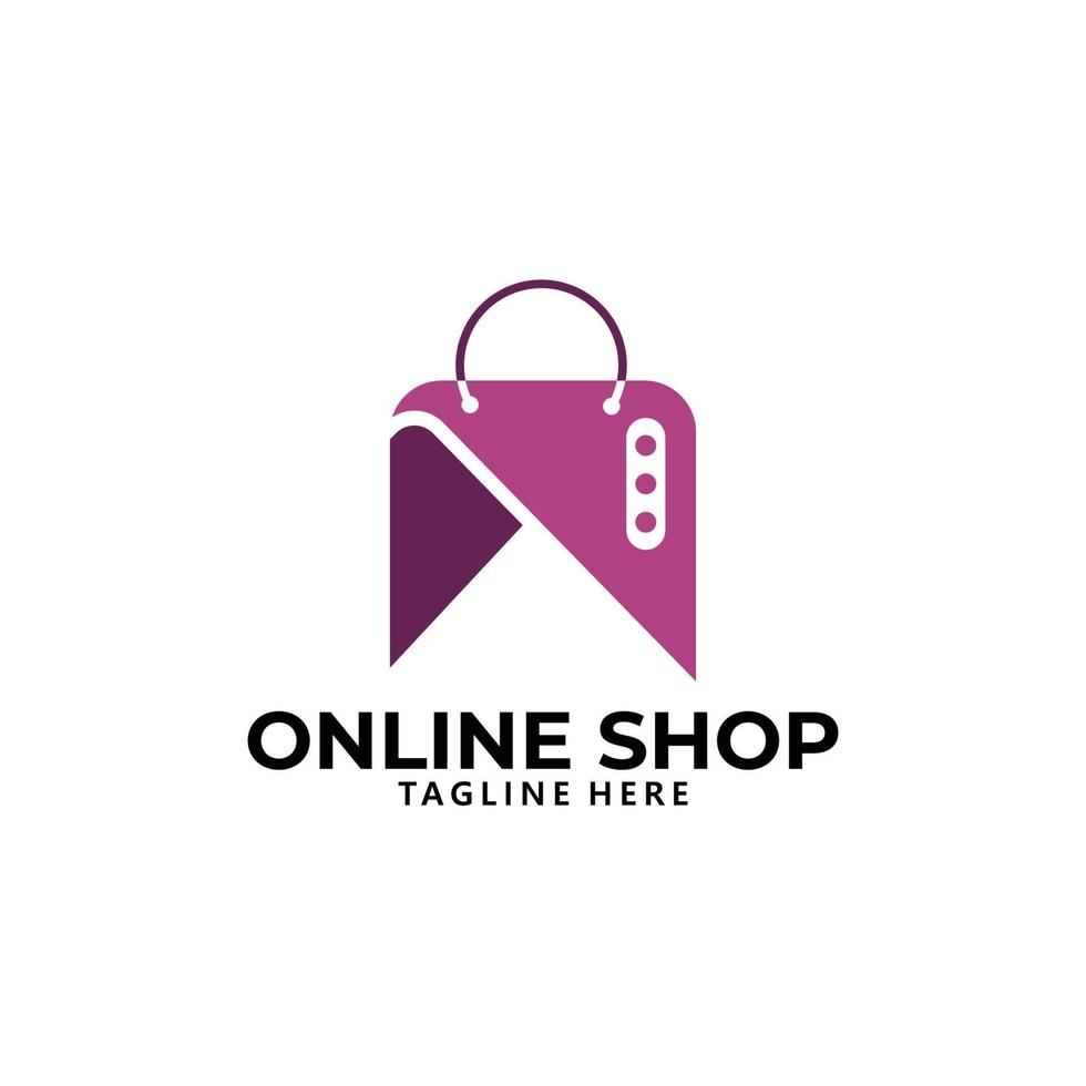 online winkel logo icoon vector geïsoleerd