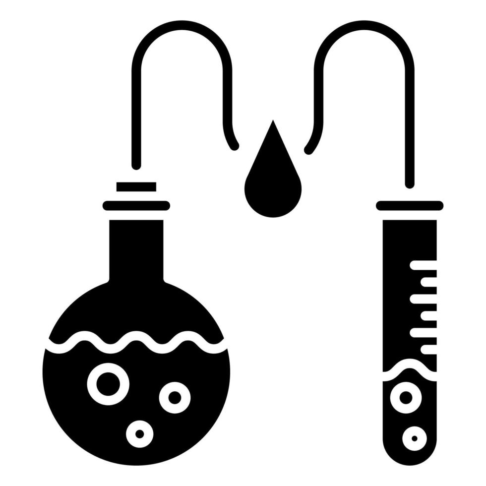 chemisch analyse icoon, geschikt voor een breed reeks van digitaal creatief projecten. gelukkig creëren. vector