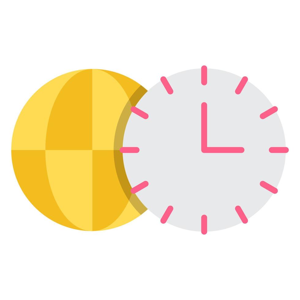 tijd zones icoon, geschikt voor een breed reeks van digitaal creatief projecten. gelukkig creëren. vector