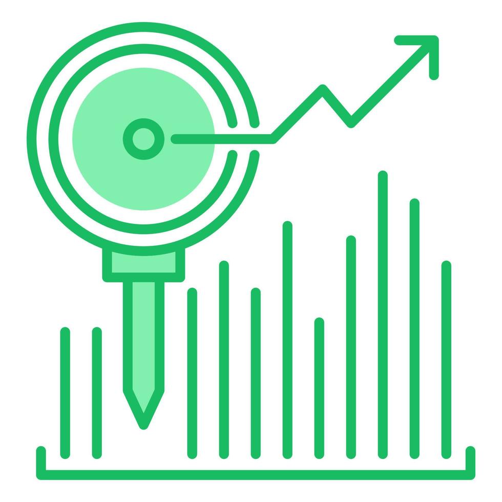 analytics icoon, geschikt voor een breed reeks van digitaal creatief projecten. gelukkig creëren. vector