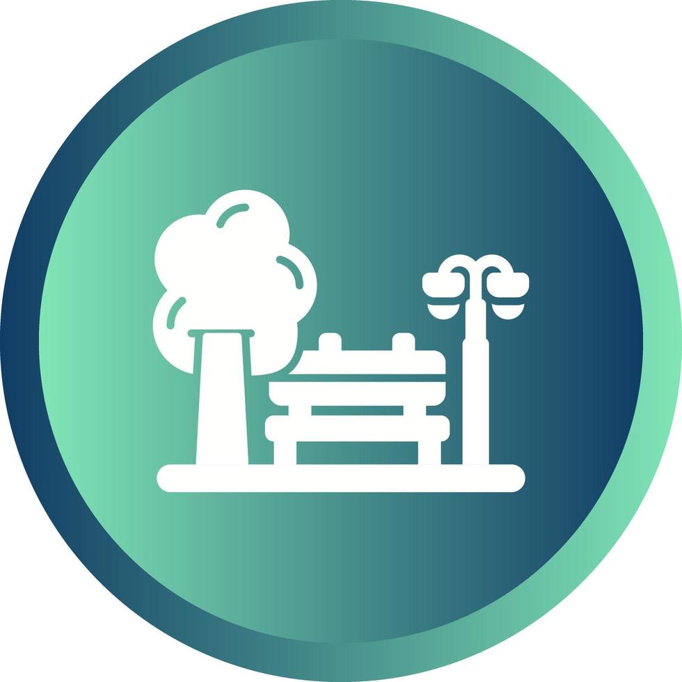 park vector pictogram