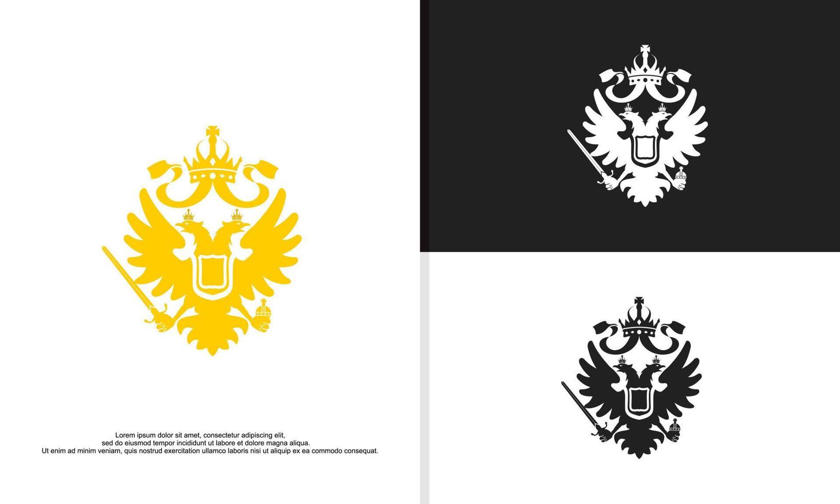 logo illustratie vector grafisch van habsburg rijk jas van armen