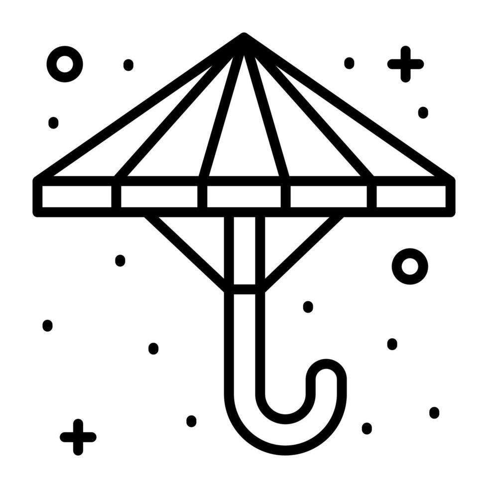 mooi vector ontwerp van Chinese paraplu