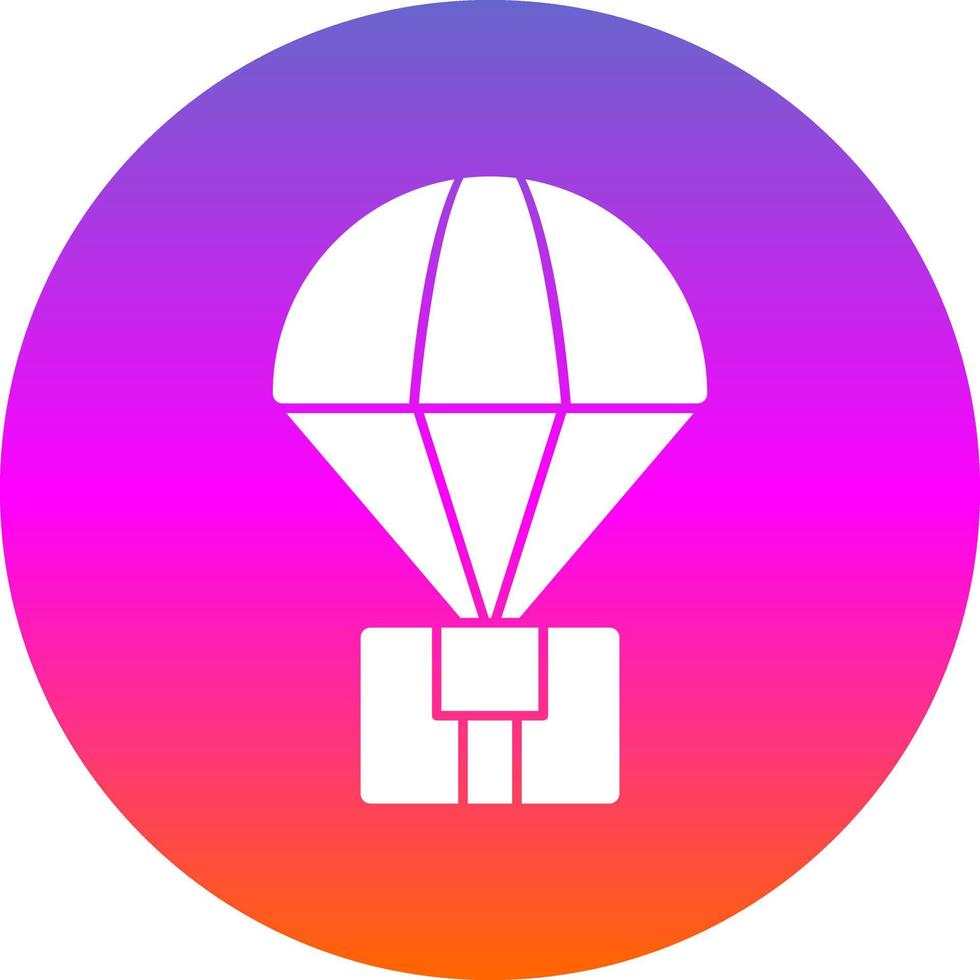 parachute vector icoon ontwerp