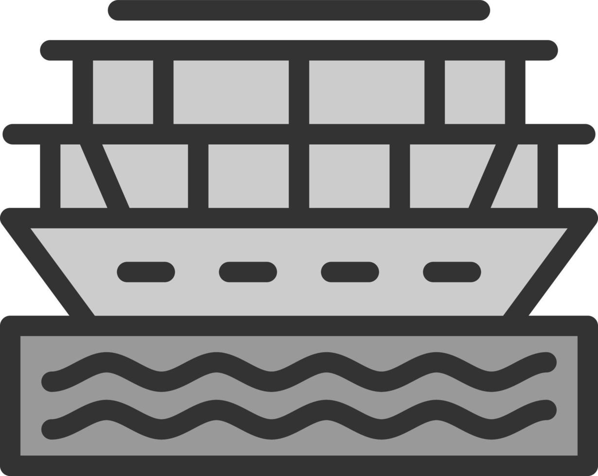 draagvleugelboot vector icoon ontwerp