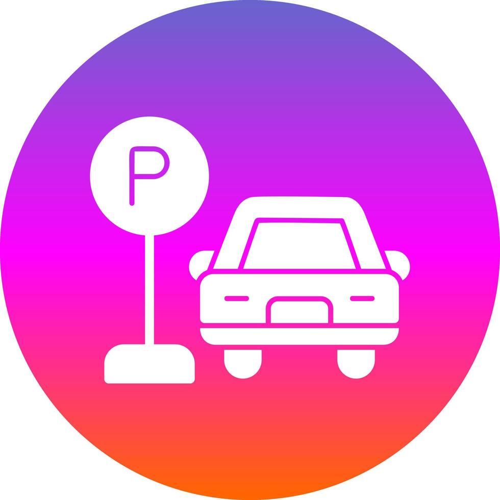 auto parkeren vector icoon ontwerp