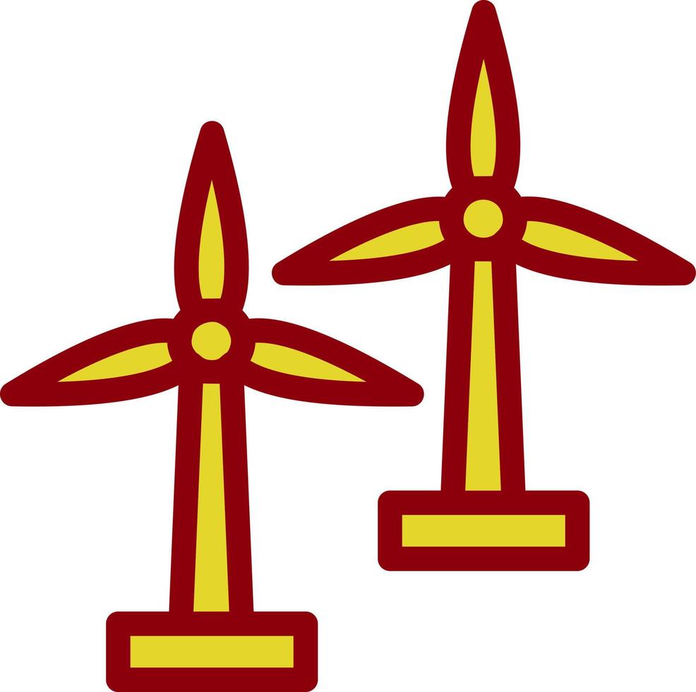 windmolen vector icoon ontwerp