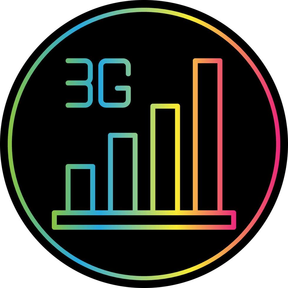 3g vector icoon ontwerp