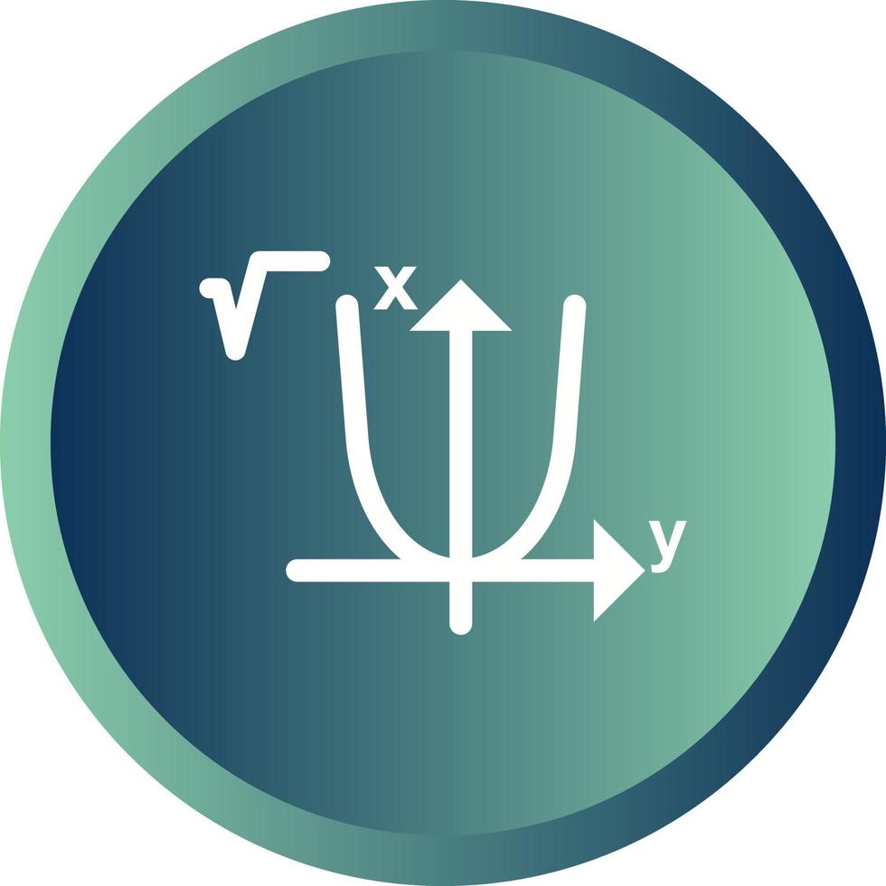 mooi algebra glyph vector icoon