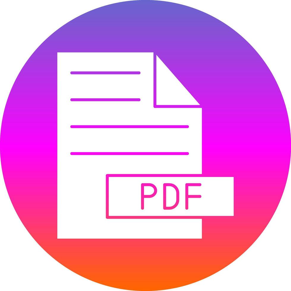 pdf vector icoon ontwerp