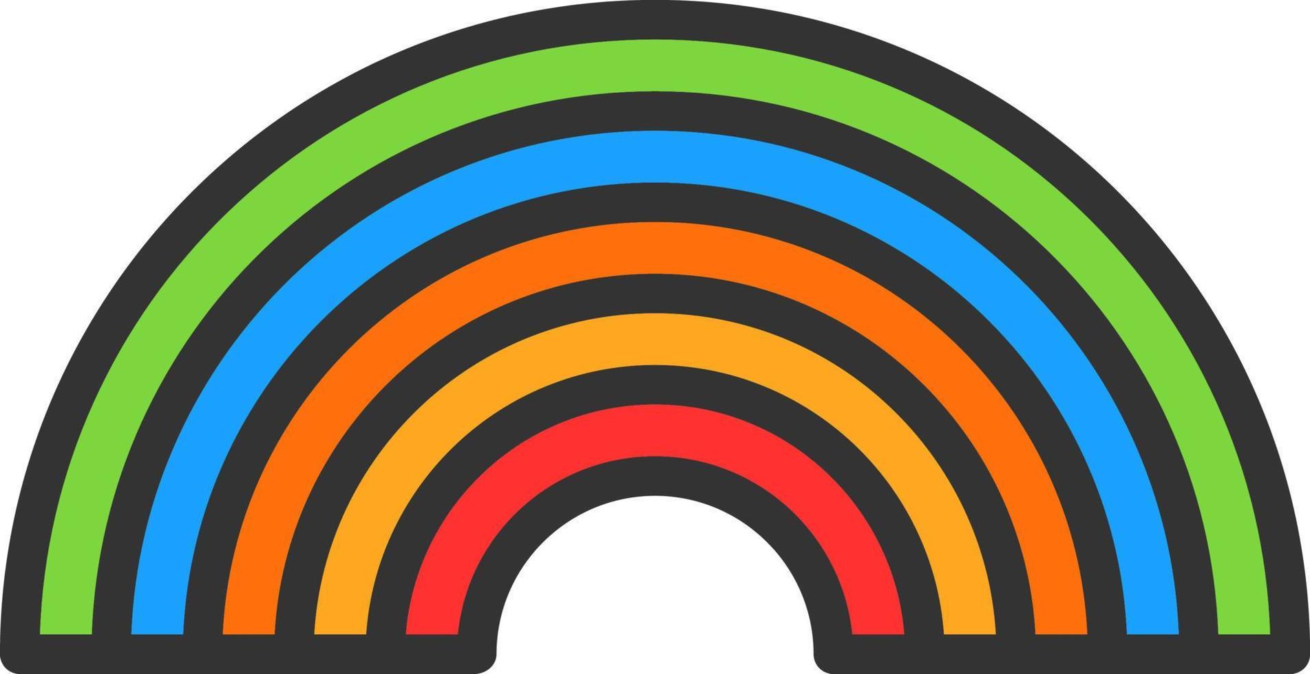 regenboog vector icoon ontwerp