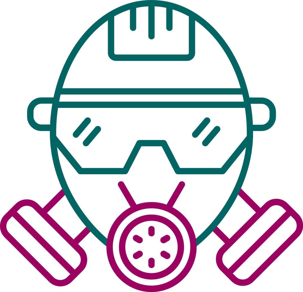 gasmasker vector icon