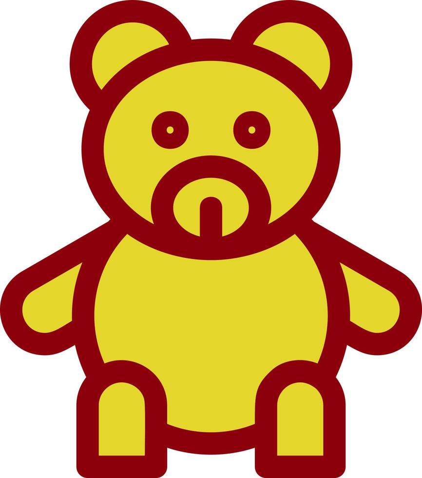 teddy vector icoon ontwerp