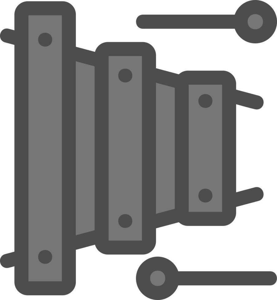 xylofoon vector icoon ontwerp