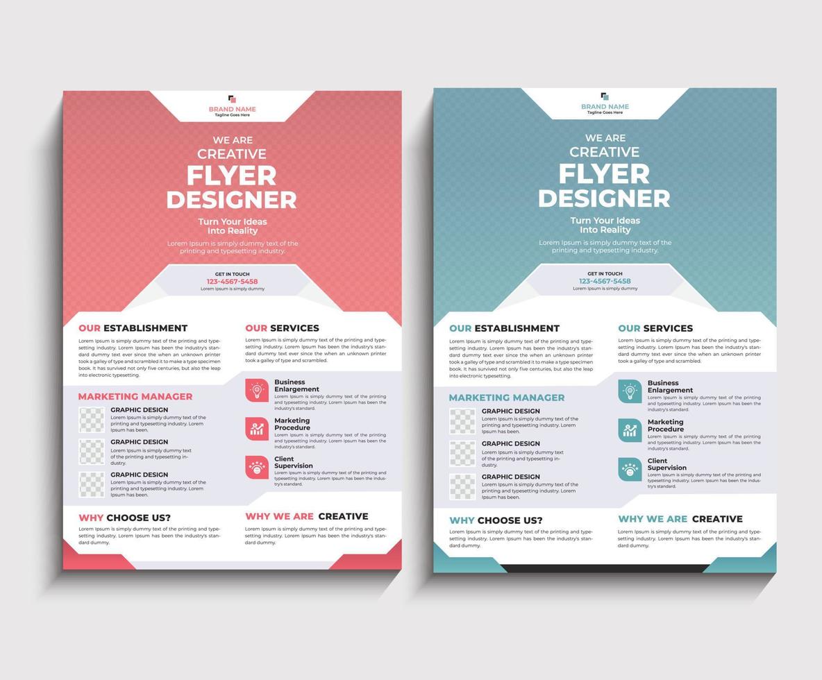 bedrijf brochure folder ontwerp lay-out sjabloon a4, vervagen achtergrond sjabloon vector