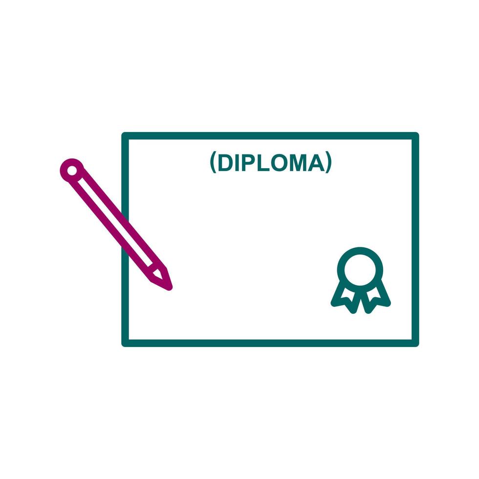 diploma vector pictogram