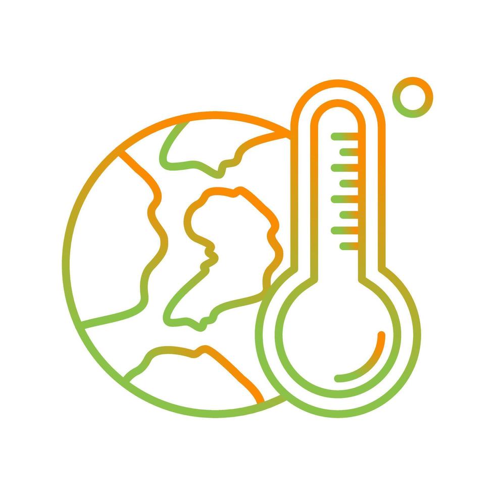 globaal opwarming vector icoon