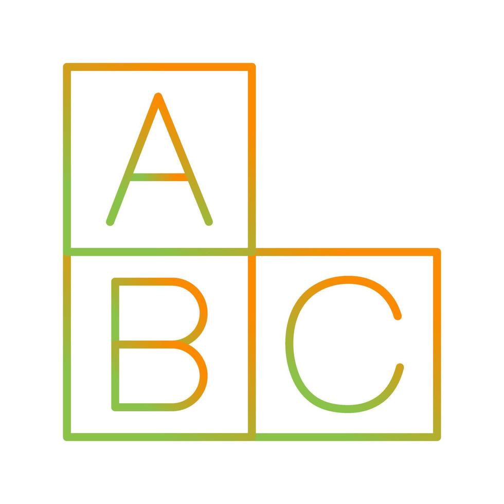 abc vector icoon